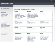 Tablet Screenshot of paathletics.com